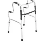 Andador plegable de 4 patas con incoporador