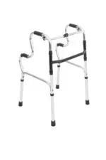Andador plegable de 4 patas con incoporador